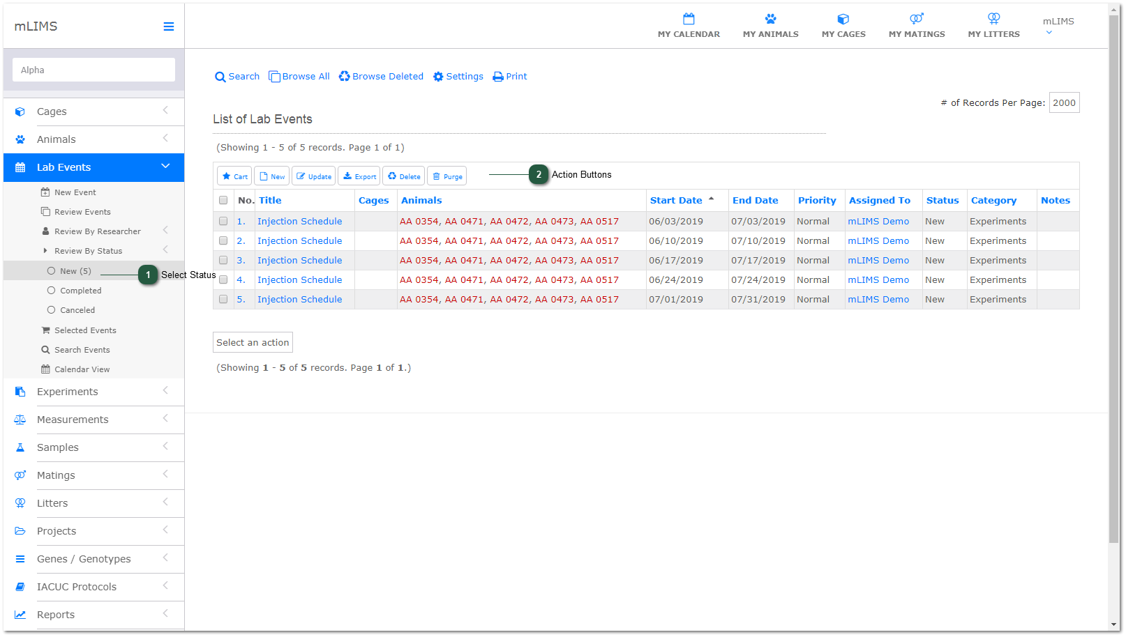 Event Status